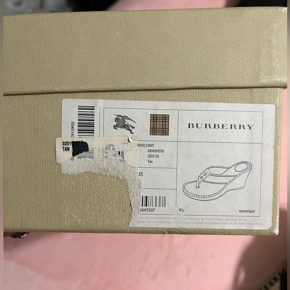 Burberry Authentic Wedge Sandals - Picture 10 of 11
